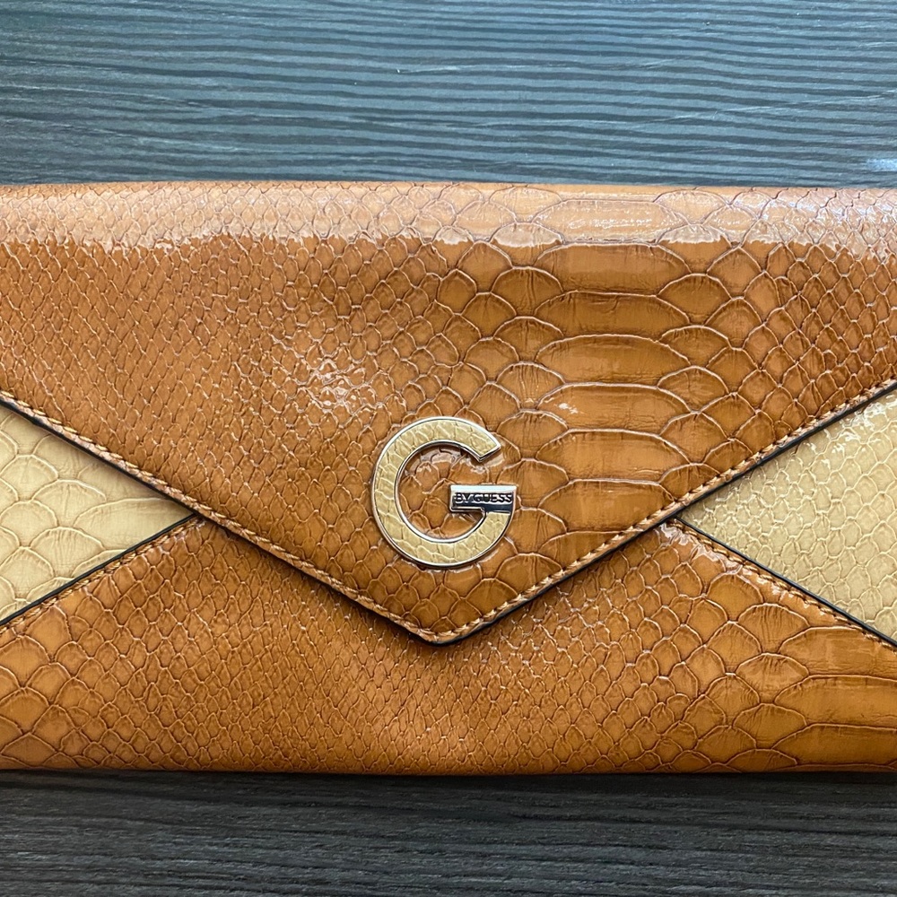 Guess Snake Wallet Tri-Fold Wallet For Women - image 1